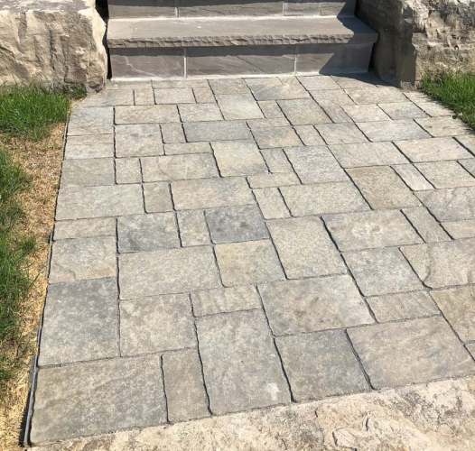 flagstone floor