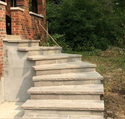 natural stone steps